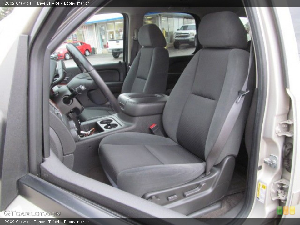 Ebony Interior Front Seat for the 2009 Chevrolet Tahoe LT 4x4 #77608329