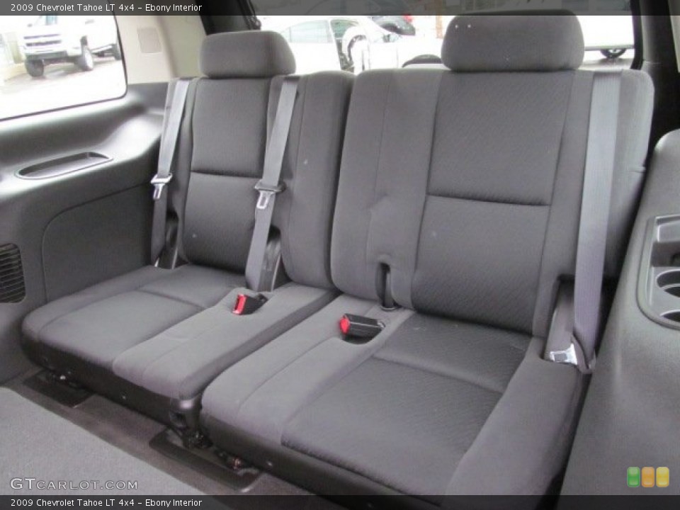 Ebony Interior Rear Seat for the 2009 Chevrolet Tahoe LT 4x4 #77608401