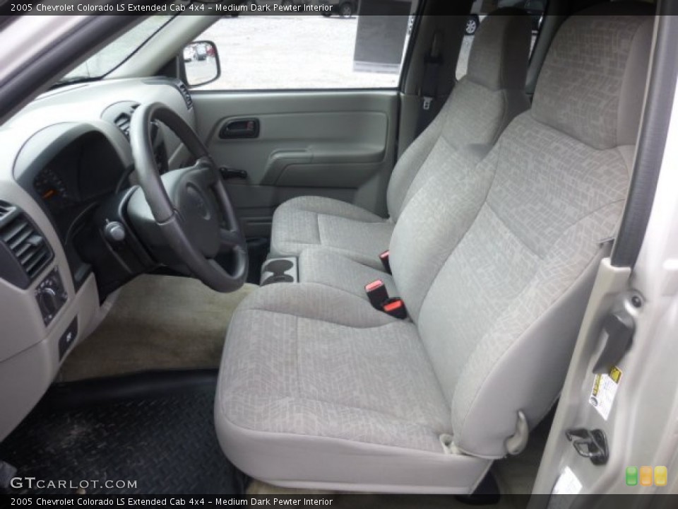 Medium Dark Pewter Interior Front Seat for the 2005 Chevrolet Colorado LS Extended Cab 4x4 #77608698