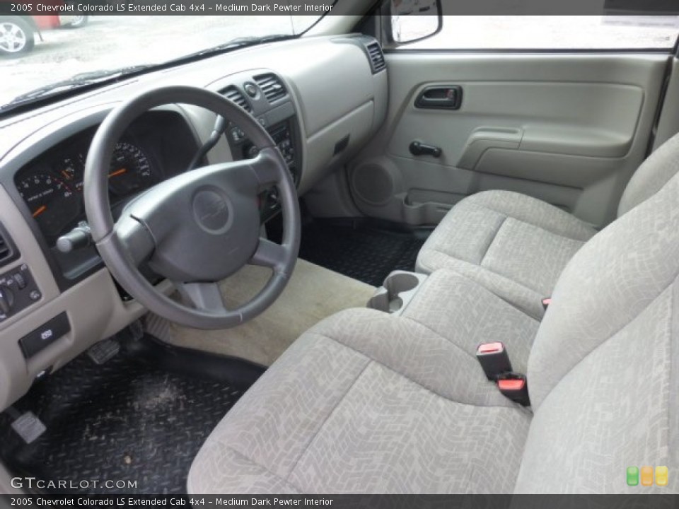 Medium Dark Pewter Interior Prime Interior for the 2005 Chevrolet Colorado LS Extended Cab 4x4 #77608713