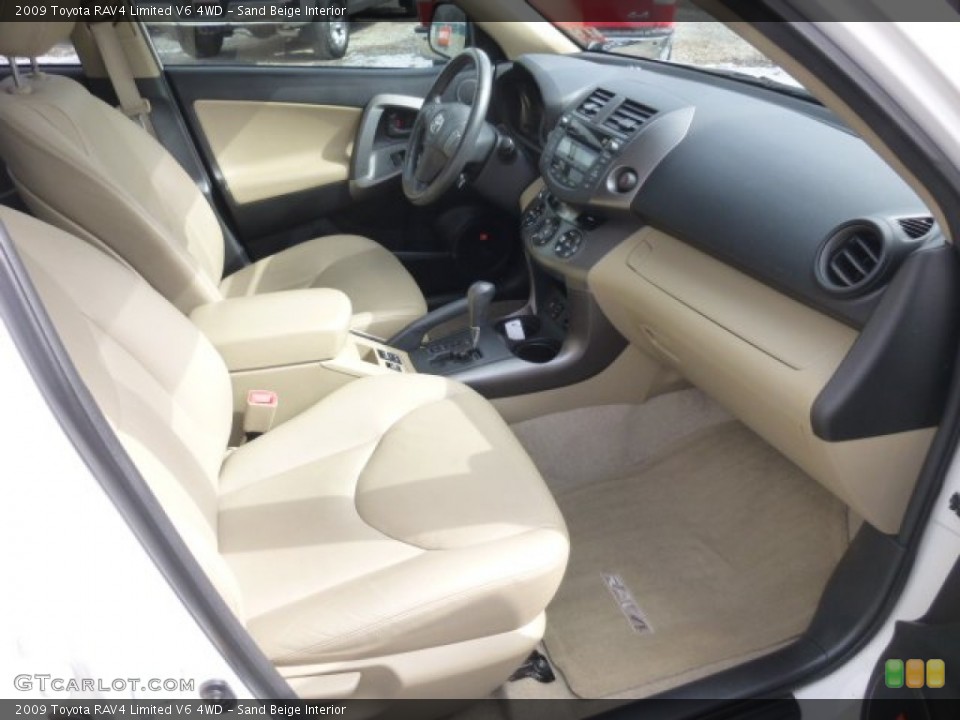 Sand Beige Interior Photo for the 2009 Toyota RAV4 Limited V6 4WD #77608830
