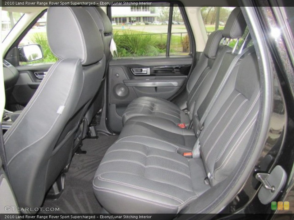 Ebony/Lunar Stitching Interior Rear Seat for the 2010 Land Rover Range Rover Sport Supercharged #77609144