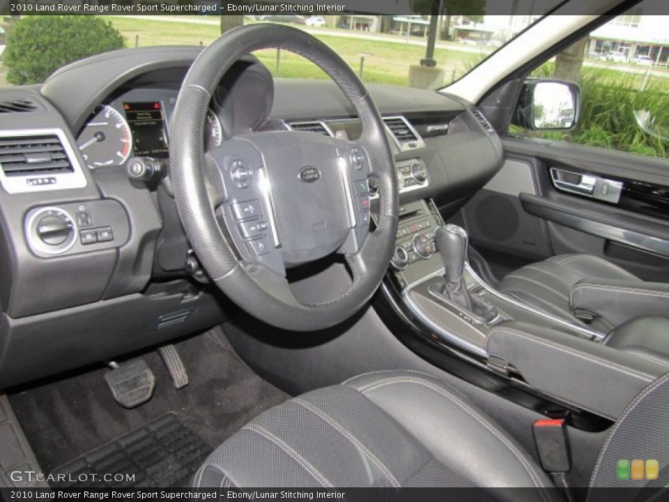 Ebony/Lunar Stitching Interior Prime Interior for the 2010 Land Rover Range Rover Sport Supercharged #77609241