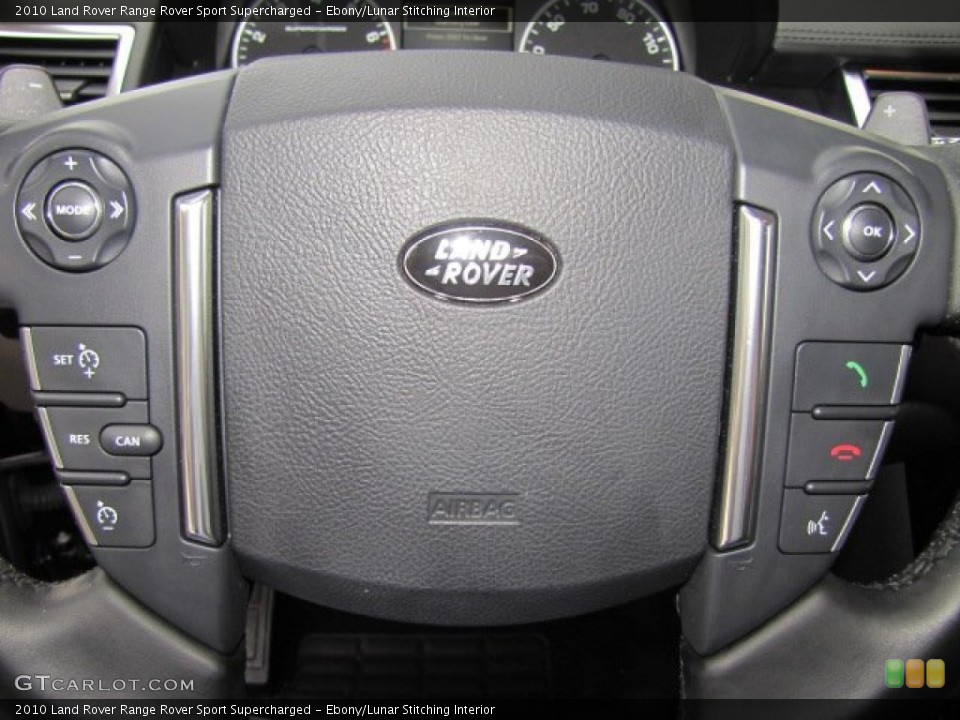 Ebony/Lunar Stitching Interior Controls for the 2010 Land Rover Range Rover Sport Supercharged #77609260