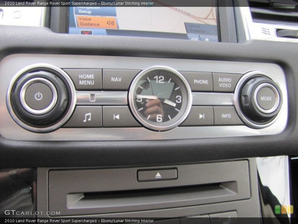 Ebony/Lunar Stitching Interior Controls for the 2010 Land Rover Range Rover Sport Supercharged #77609322