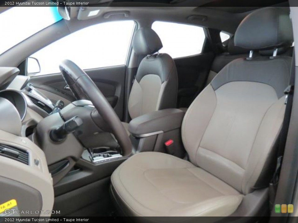 Taupe Interior Front Seat for the 2012 Hyundai Tucson Limited #77609346
