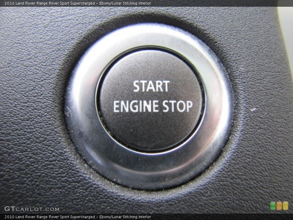 Ebony/Lunar Stitching Interior Controls for the 2010 Land Rover Range Rover Sport Supercharged #77609349