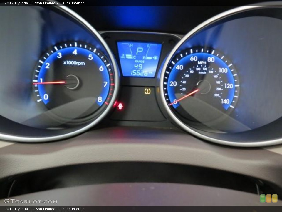 Taupe Interior Gauges for the 2012 Hyundai Tucson Limited #77609403