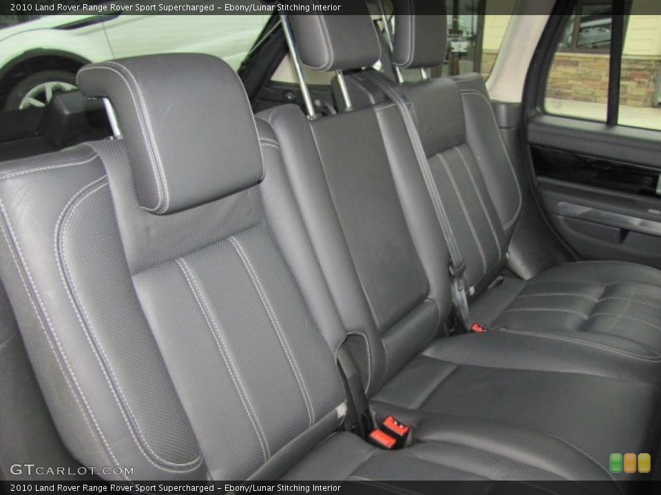Ebony/Lunar Stitching Interior Rear Seat for the 2010 Land Rover Range Rover Sport Supercharged #77609424