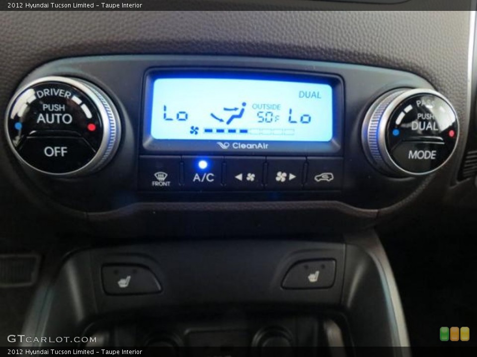 Taupe Interior Controls for the 2012 Hyundai Tucson Limited #77609431
