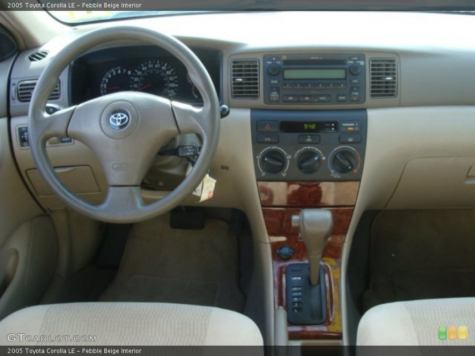 Pebble Beige Interior Dashboard for the 2005 Toyota Corolla LE #77609442