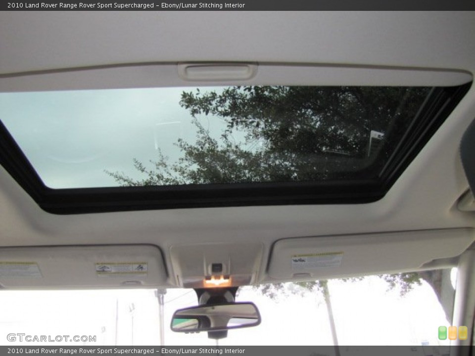 Ebony/Lunar Stitching Interior Sunroof for the 2010 Land Rover Range Rover Sport Supercharged #77609457
