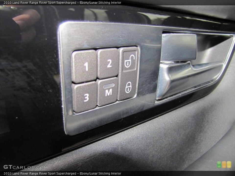 Ebony/Lunar Stitching Interior Controls for the 2010 Land Rover Range Rover Sport Supercharged #77609541