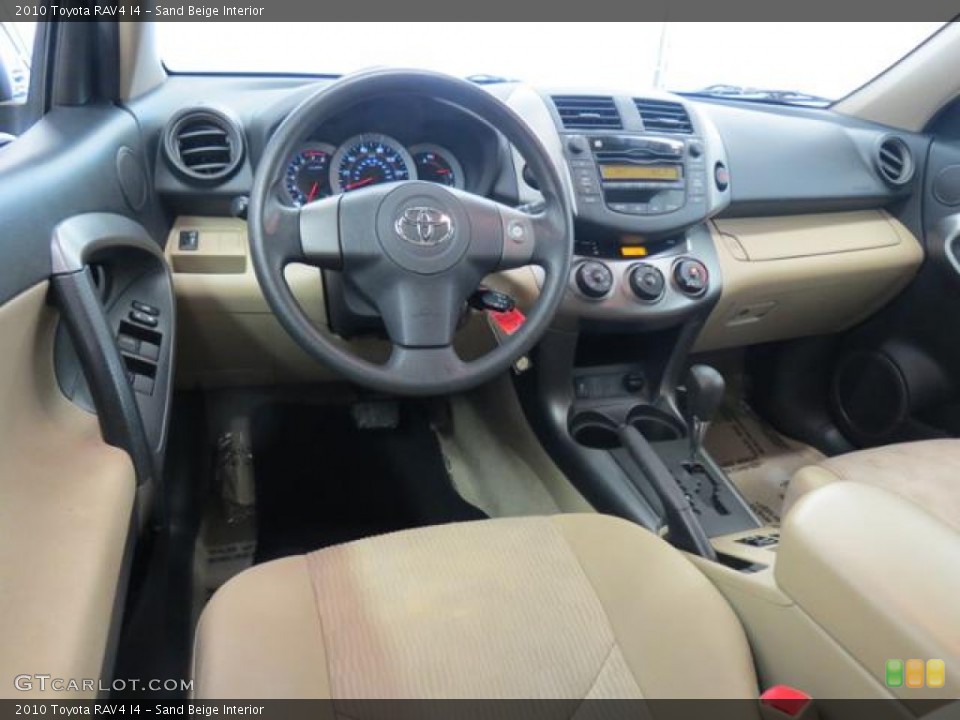 Sand Beige Interior Prime Interior for the 2010 Toyota RAV4 I4 #77610591