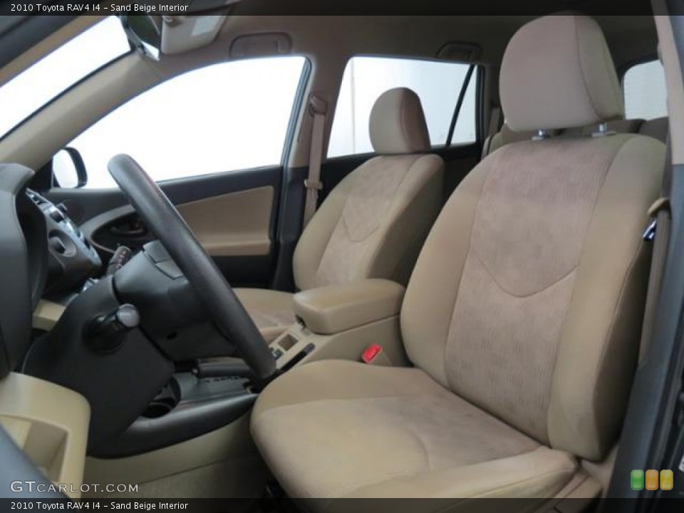 Sand Beige Interior Front Seat for the 2010 Toyota RAV4 I4 #77610609