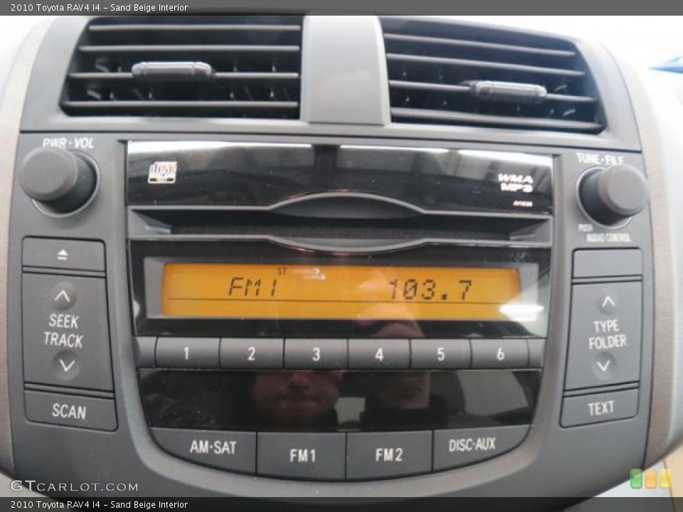 Sand Beige Interior Audio System for the 2010 Toyota RAV4 I4 #77610642