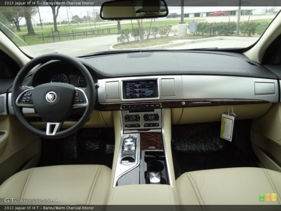 Barley/Warm Charcoal Interior Dashboard for the 2013 Jaguar XF I4 T #77610690