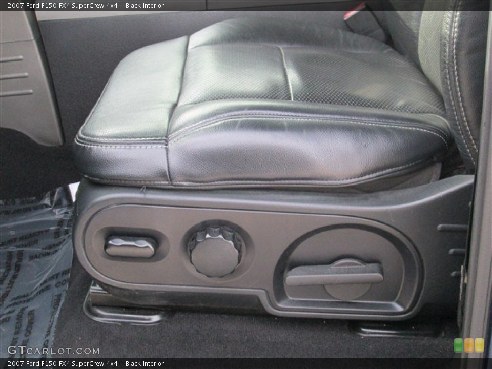 Black Interior Front Seat for the 2007 Ford F150 FX4 SuperCrew 4x4 #77611676