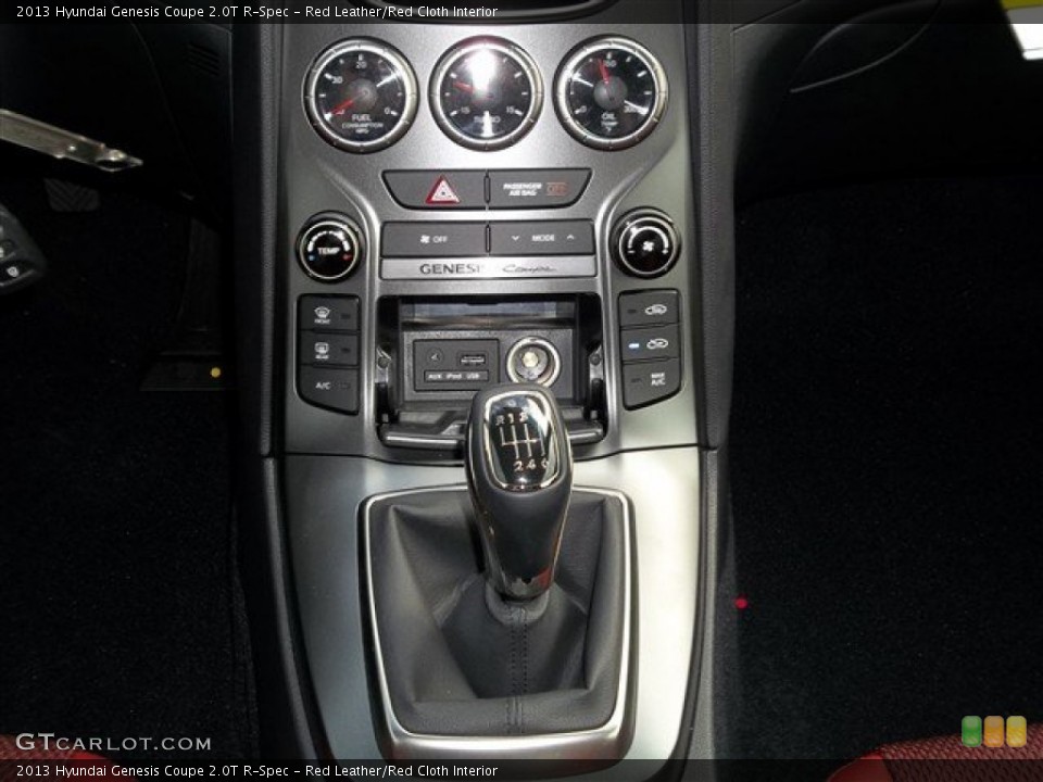 Red Leather/Red Cloth Interior Transmission for the 2013 Hyundai Genesis Coupe 2.0T R-Spec #77612241