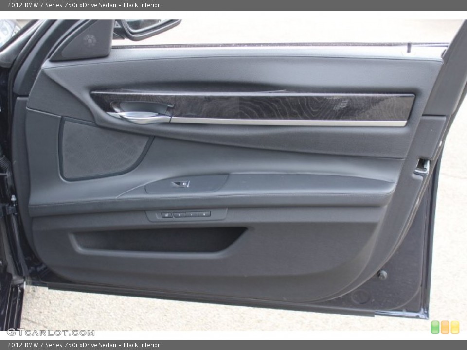 Black Interior Door Panel for the 2012 BMW 7 Series 750i xDrive Sedan #77613467