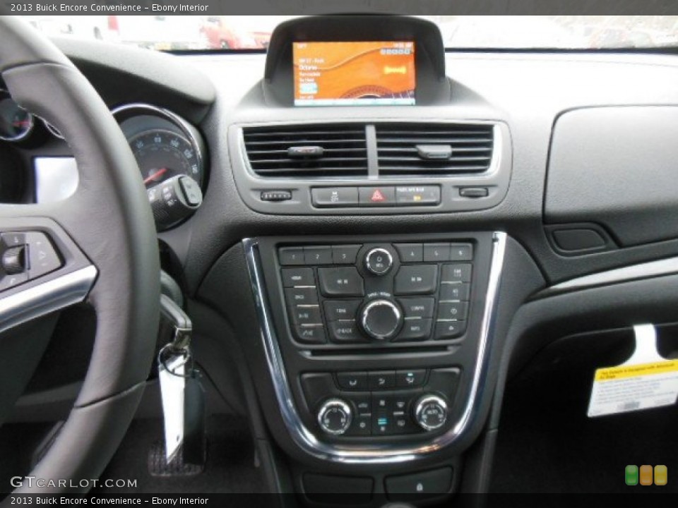 Ebony Interior Controls for the 2013 Buick Encore Convenience #77614021