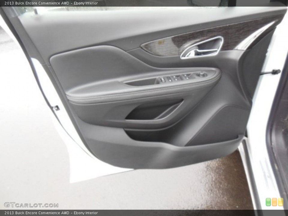 Ebony Interior Door Panel for the 2013 Buick Encore Convenience AWD #77614319