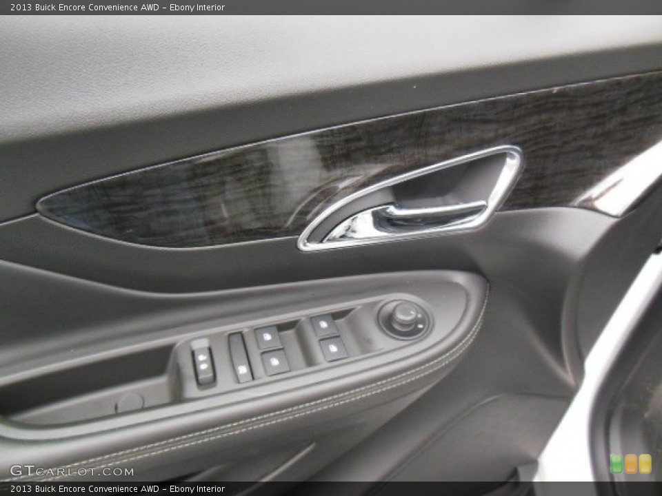 Ebony Interior Controls for the 2013 Buick Encore Convenience AWD #77614358