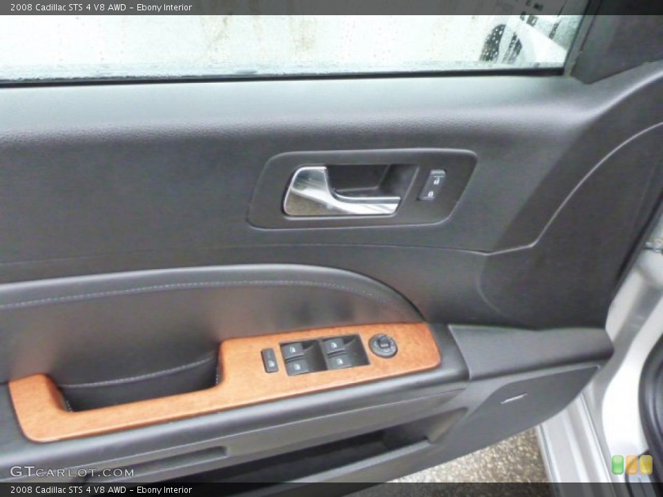 Ebony Interior Door Panel for the 2008 Cadillac STS 4 V8 AWD #77617084