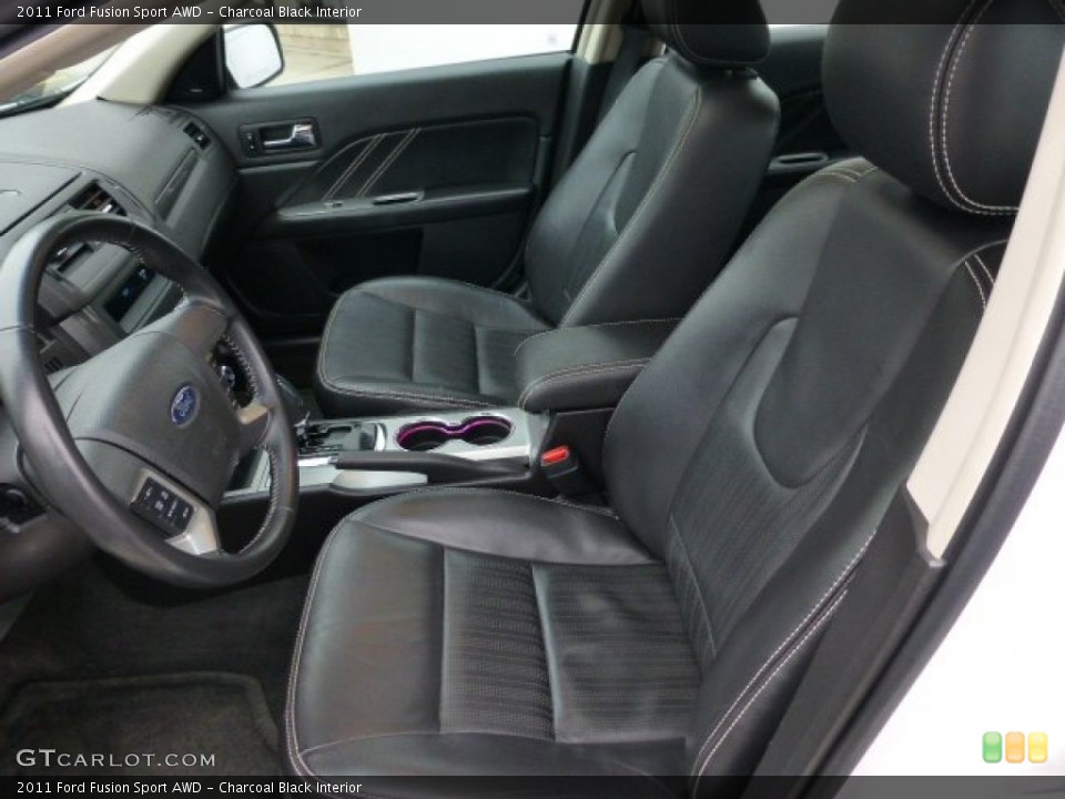 Charcoal Black Interior Photo for the 2011 Ford Fusion Sport AWD #77617169