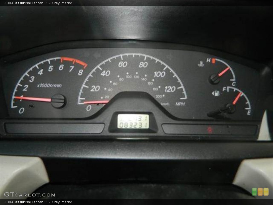 Gray Interior Gauges for the 2004 Mitsubishi Lancer ES #77619392