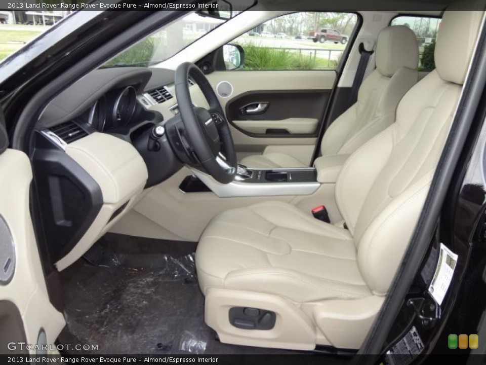 Almond/Espresso Interior Photo for the 2013 Land Rover Range Rover Evoque Pure #77620328