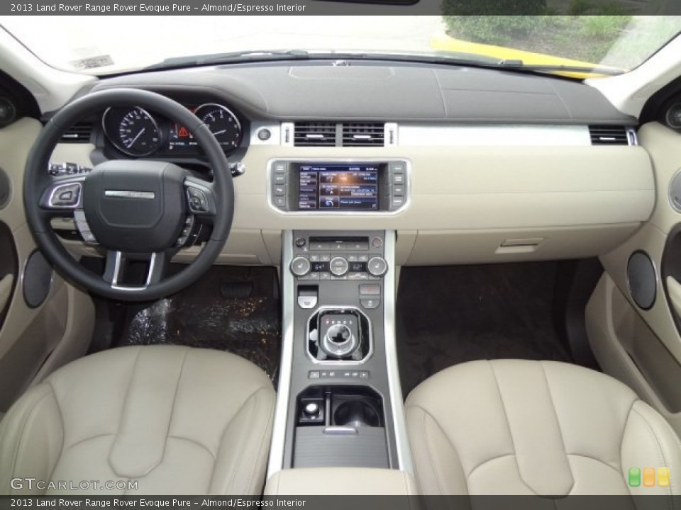 Almond/Espresso Interior Dashboard for the 2013 Land Rover Range Rover Evoque Pure #77620346