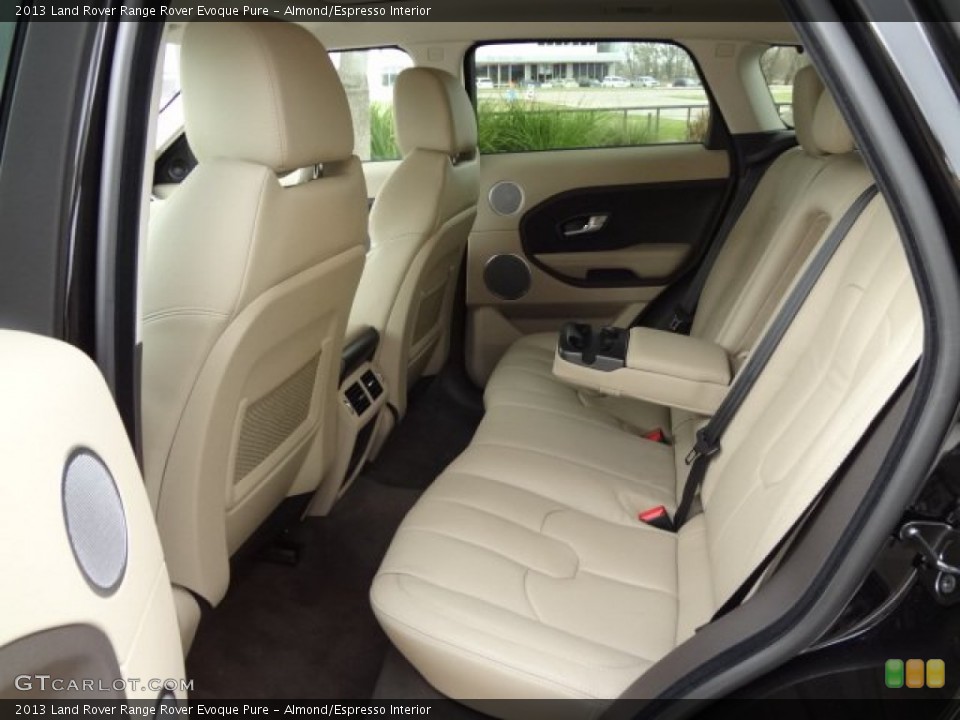 Almond/Espresso Interior Rear Seat for the 2013 Land Rover Range Rover Evoque Pure #77620367