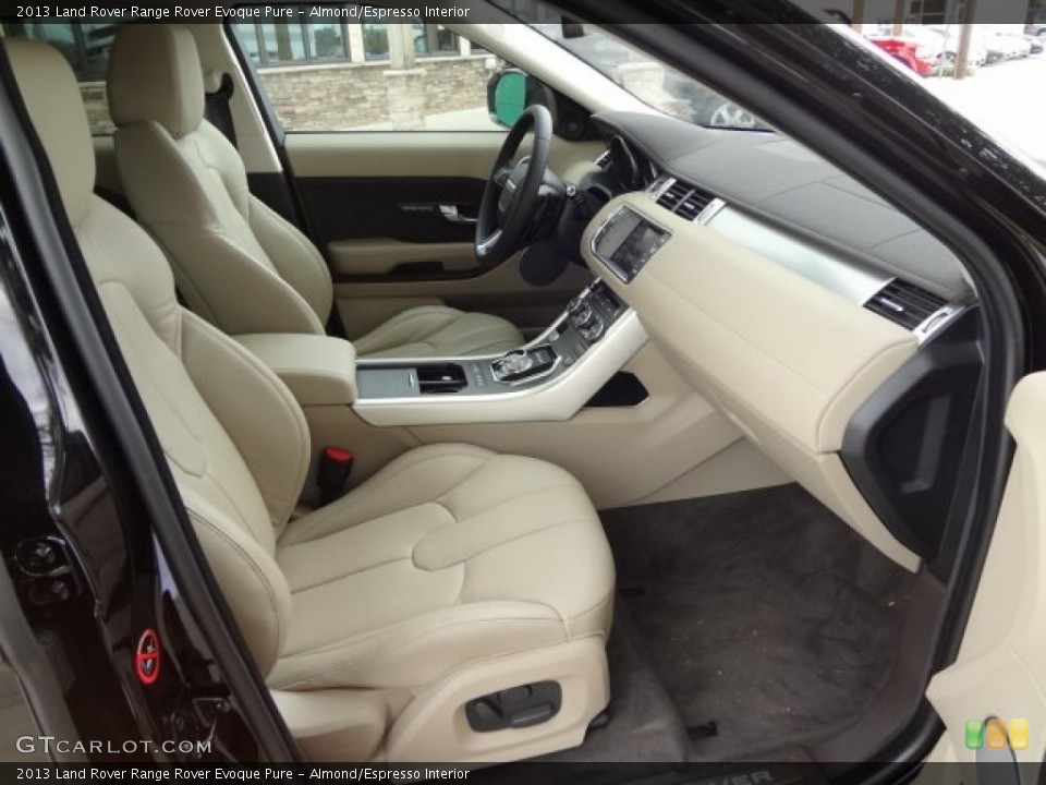 Almond/Espresso Interior Front Seat for the 2013 Land Rover Range Rover Evoque Pure #77620547