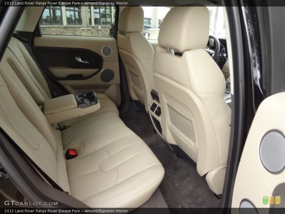 Almond/Espresso Interior Rear Seat for the 2013 Land Rover Range Rover Evoque Pure #77620571