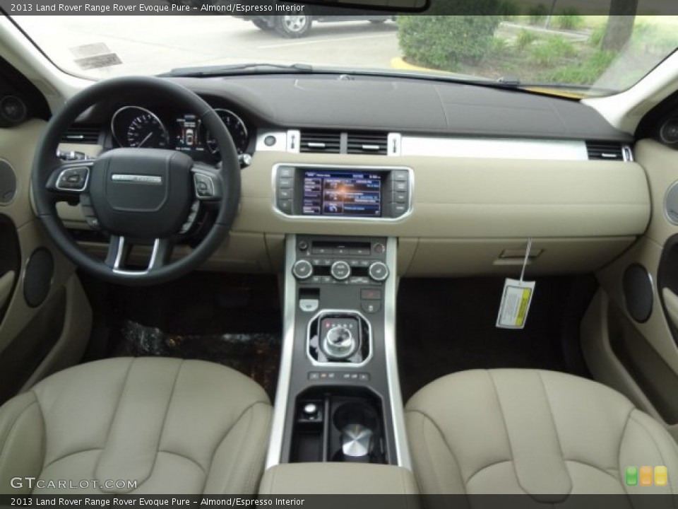 Almond/Espresso Interior Dashboard for the 2013 Land Rover Range Rover Evoque Pure #77620844