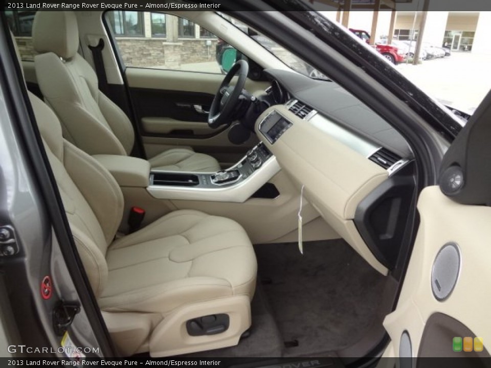 Almond/Espresso Interior Front Seat for the 2013 Land Rover Range Rover Evoque Pure #77621051