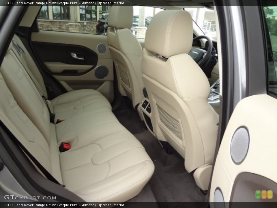 Almond/Espresso Interior Rear Seat for the 2013 Land Rover Range Rover Evoque Pure #77621074