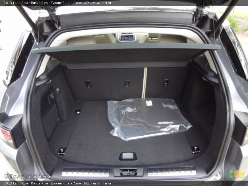 Almond/Espresso Interior Trunk for the 2013 Land Rover Range Rover Evoque Pure #77621122