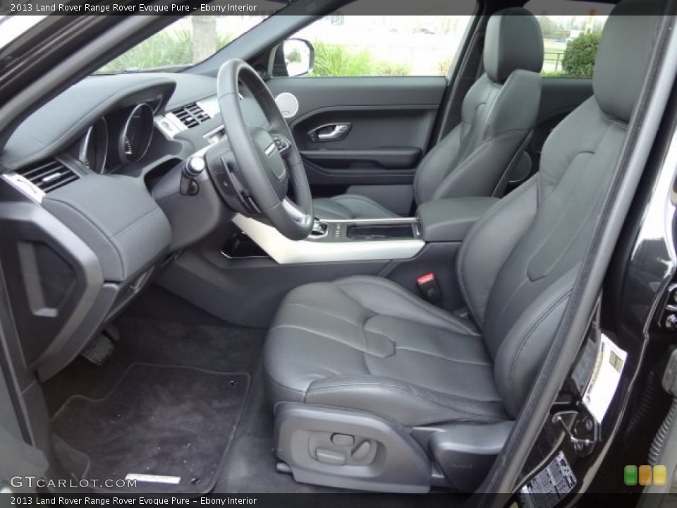 Ebony Interior Photo for the 2013 Land Rover Range Rover Evoque Pure #77621348