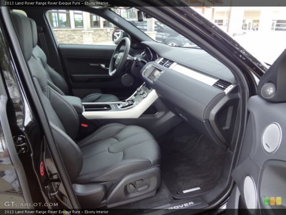 Ebony Interior Front Seat for the 2013 Land Rover Range Rover Evoque Pure #77621567