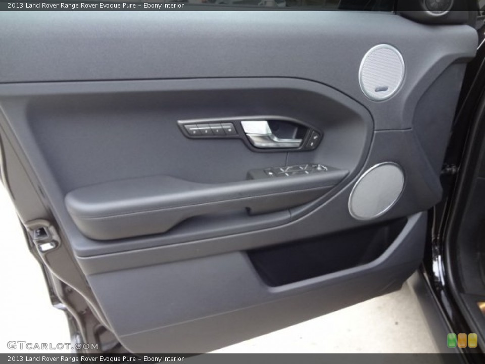 Ebony Interior Door Panel for the 2013 Land Rover Range Rover Evoque Pure #77621657