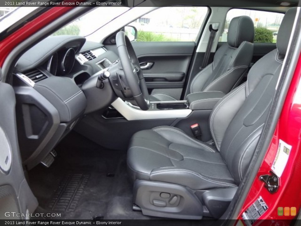 Ebony Interior Photo for the 2013 Land Rover Range Rover Evoque Dynamic #77621876