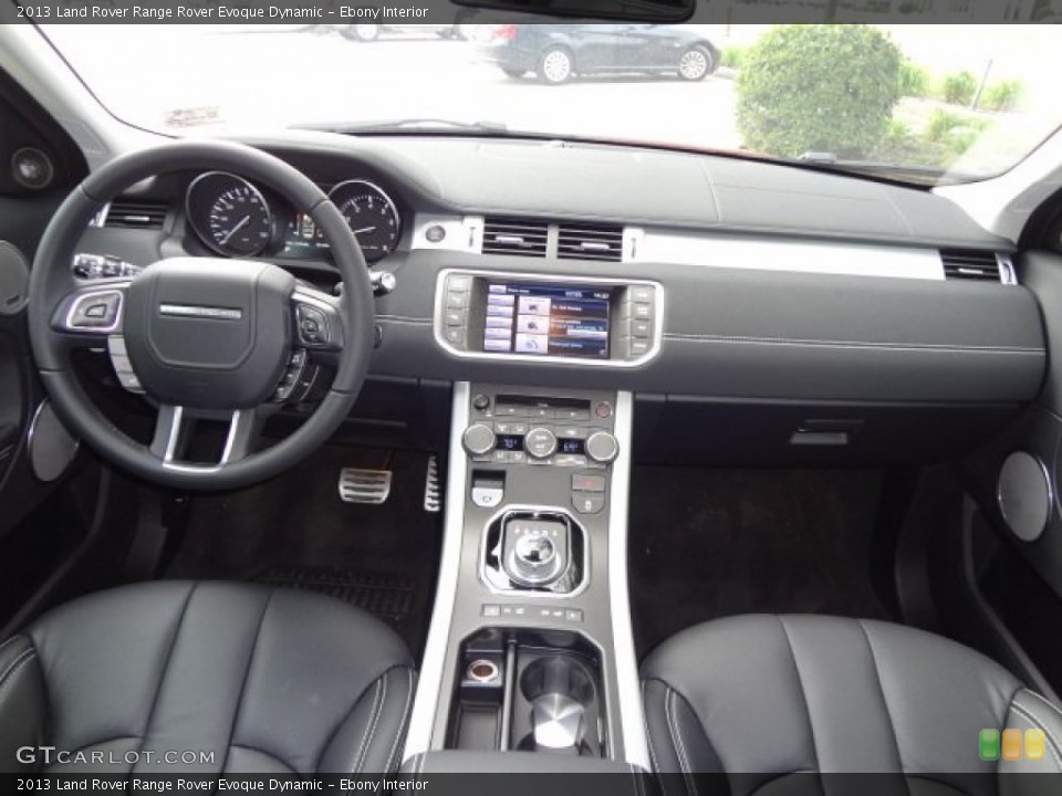 Ebony Interior Dashboard for the 2013 Land Rover Range Rover Evoque Dynamic #77621895