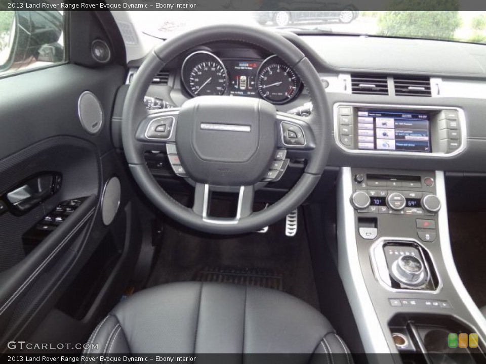 Ebony Interior Dashboard for the 2013 Land Rover Range Rover Evoque Dynamic #77622161