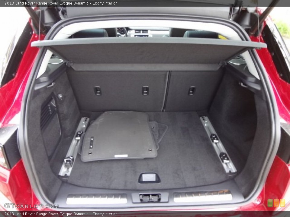 Ebony Interior Trunk for the 2013 Land Rover Range Rover Evoque Dynamic #77622188