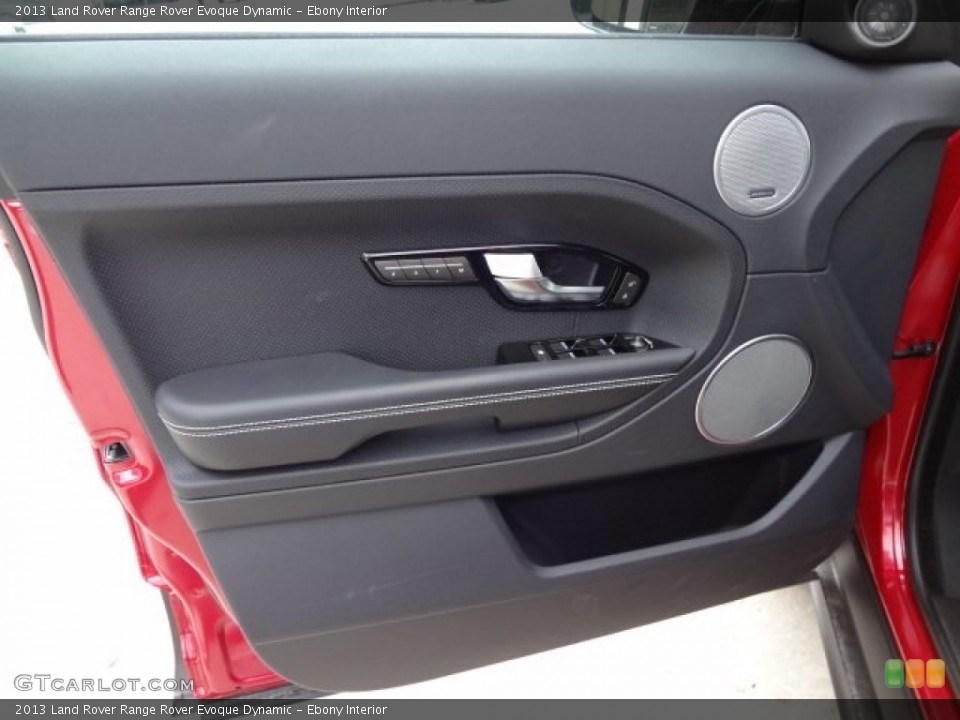 Ebony Interior Door Panel for the 2013 Land Rover Range Rover Evoque Dynamic #77622214