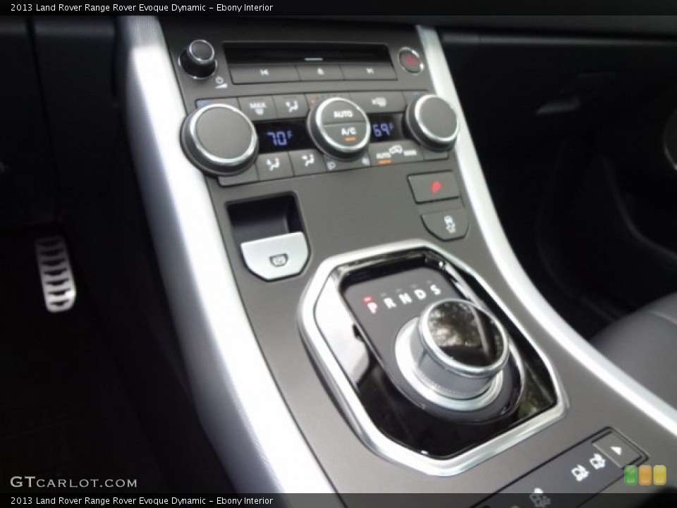 Ebony Interior Transmission for the 2013 Land Rover Range Rover Evoque Dynamic #77622295