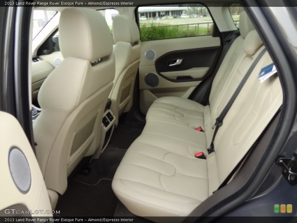 Almond/Espresso Interior Rear Seat for the 2013 Land Rover Range Rover Evoque Pure #77622455