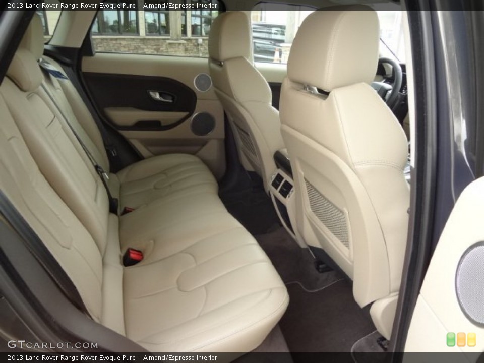 Almond/Espresso Interior Rear Seat for the 2013 Land Rover Range Rover Evoque Pure #77622660